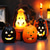 baratos Iluminação de Acessórios de Halloween-decorações de halloween lanternas de abóbora led jack o lanterna festival noite lanternas atmosfera festa vela lanterna terror adereços esqueleto adereços decoração