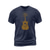 Χαμηλού Κόστους T-shirt με Print Γράμματα-Δέντρο Γραφικά Σχέδια Μουσικό όργανο Μαύρο Βαθυγάλαζο Γκρίζο Μπλουζάκι Γραφικά μπλουζάκια Ανδρικά Γραφικός Μείγμα Βαμβακιού Πουκάμισο Καθημερινό Πουκάμισο Κοντομάνικο Άνετο μπλουζάκι