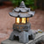 billige Pathway Lights &amp; Lanterns-zen hagepynt - solcelledrevet stitårnstatue, palasslanterne og steinpagode solcellelampe for utendørs dekorasjon