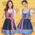 cheap Dirndl-Oktoberfest Blouse / Shirt Dirndl Maid Oktoberfest Couple German Munich Wiesn Women&#039;s Traditional Style Cloth Top Dress Apron