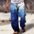 tanie drukowane spodnie-Męskie Spodnie Letnie spodnie Spodnie plażowe Ściągana na sznurek Elastyczny pas Druk 3D Gradient Wzory graficzne Komfort Codzienny Święto Moda miejska Hawajskie Niebieski Zielony