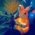 cheap Sculpture &amp; Landscape Lights-Solar Animal Lamp Outdoor Bunny Garden Waterproof Lamp Resin Handicraft Landscape