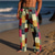 tanie drukowane spodnie-Męskie Spodnie Letnie spodnie Spodnie plażowe Ściągana na sznurek Elastyczny pas Druk 3D Kolorowy blok Wzór geometryczny Wzory graficzne Komfort Codzienny Święto Moda miejska Hawajskie Żółty