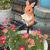 cheap Sculpture &amp; Landscape Lights-Solar Animal Lamp Outdoor Bunny Garden Waterproof Lamp Resin Handicraft Landscape