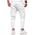 cheap Cargo Pants-Men&#039;s Cargo Pants Trousers Elastic Waist Elastic Cuff Plain Comfort Breathable Daily Sports Black White