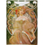 cheap People Prints-People Wall Art Canvas Vintage Art Nouveau Alphonse Mucha Prints and Posters Abstract Portrait Pictures Decorative Fabric Painting For Living Room Pictures No Frame