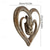 cheap Outdoor Wall Hangings-Heart Holding Hands Wall Decor Wooden Sculpture Wall Art Handshake Craft Statue for Home Office Garden Decoration- Forever Love