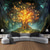 cheap Tree of Life Tapestry-Boho Hanging Tapestry Wall Art Tree of Life Large Tapestry Mural Decor Photograph Backdrop Blanket Curtain Home Bedroom Living Room Decoration