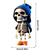 billiga Halloweenhängande och bordsdekorationer-halloween skeletthänge, bilbackspegelprydnad, akryl bilupphängning inredningshänge