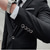 رخيصةأون Suits-بدلات زفاف رجالية باللون الأسود والأبيض العاجي بلون سادة 3 قطع مصممة خصيصًا بصدر واحد بزر واحد 2024