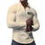levne Polo trika s grafickým potiskem-Vlastnosti Pánské Obchodní 3D Tisk Waffle Polo tričko golfové pólo Venkovní Běžné / Denní Streetwear Polyester Dlouhý rukáv Přehnutý Zip Polo tričko Černá Bílá Podzim zima S M L Lapel Polo