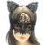 cheap Halloween Mask &amp; Props-Lace Masquerade Mask for Women, Black Masquerade Mask for Women Cat Mask Cat Ear Headband with Heart Chokerl