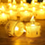 cheap Candle Lights-LED Electronic Candle Light Battery Powered Ghost Festival Decoration Night Light for Christmas New Year Wedding Party Home Decoration Lighting 4/12/24pcs for Halloween