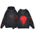 cheap Hoodies-Halloween Scream Skull Skeleton Hoodie Oversized Acid Washed Tee Print Front Pocket Graphic For Couple&#039;s Men&#039;s Women&#039;s Adults&#039; Masquerade Hot Stamping Casual Daily