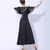 cheap Ballroom Dancewear-Ballroom Dance Dress Pure Color Splicing Women&#039;s Performance Party Short Sleeve Mesh Spandex Milk Fiber