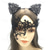 cheap Halloween Mask &amp; Props-Lace Masquerade Mask for Women, Black Masquerade Mask for Women Cat Mask Cat Ear Headband with Heart Chokerl