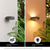 cheap Outdoor Wall Lights-Solar Wall Light Outdoor Home Lighting Street Light Balcony Atmosphere Wall Wash Spot Light Garden Step Fence Courtyard Waterproof Landscape Lamp