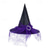 billige Halloween-maske og rekvisitter-halloween heks lue med edderkoppslør damekostyme fest lue trollmann lue magiker halloween hodeplagg fest lue halloween lue heks dekorasjon rekvisitter voksne barn cosplay heks gasbind hodeplagg