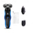 abordables Rasage et épilation-rasoir kit de toilettage rasoir électrique lavable tondeuse à barbe rasoir électrique pour hommes rechargeable rasage machine accessoires avec nettoyeur d&#039;oreille