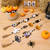 cheap Halloween Party Supplies-Halloween Tagging Home Party Ghost Festival Decorative Bead String Witch Pumpkin Bat Hanger