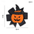 olcso Halloween maszk és kellékek-2db új gyerek masni hajcsat halloween tökfej boszorkánysapka fecskefarkú csíptető