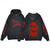 cheap Hoodies-Halloween Scream Skull Skeleton Hoodie Oversized Acid Washed Tee Print Front Pocket Graphic For Couple&#039;s Men&#039;s Women&#039;s Adults&#039; Masquerade Hot Stamping Casual Daily