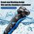 abordables Rasage et épilation-rasoir kit de toilettage rasoir électrique lavable tondeuse à barbe rasoir électrique pour hommes rechargeable rasage machine accessoires avec nettoyeur d&#039;oreille