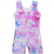 cheap Kids&#039; Dancewear-Kids&#039; Dancewear Gymnastics Leotard / Onesie Printing Splicing Girls&#039; Performance Training Sleeveless High Polyester