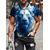 preiswerte T-Shirts für Herren mit 3D-Druck-Herren T Shirt Graphic Tier Löwe Rundhalsausschnitt Bekleidung 3D-Druck Outdoor Täglich Kurzarm Bedruckt Vintage Modisch Designer