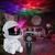 cheap Star Galaxy Projector Lights-ABS Material Astronaut Projection Lamp White/Black Housing USB Power Supply Suitable for Room Decoration Projection Festival Birthday Gift