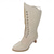 abordables Victorien &amp; Édouardien-bottes à lacets victoriennes en similicuir marron pour femmes avec talon bas - classiques et élégantes pour le cosplay, les fêtes costumées et les tenues d'inspiration vintage