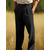 cheap Linen Pants-Men&#039;s Linen Pants Trousers Summer Pants Beach Pants Front Pocket Pleats Straight Leg Plain Comfort Breathable Casual Daily Holiday Fashion Basic Black Beige