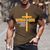 cheap Men&#039;s Graphic T Shirt-Men&#039;s Letter Graphic Prints T Shirt Casual Style 100% Cotton Short Sleeve Graphic Shirt Wine Black White Comfortable Tee Outdoor Street Fashion Designer Clothing