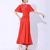 cheap Ballroom Dancewear-Ballroom Dance Dress Pure Color Splicing Women&#039;s Performance Party Short Sleeve Mesh Spandex Milk Fiber