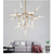 cheap Chandeliers-LED Pendant Light Sputnik Chandelier 24/45 Head with Acrylic Disc Decoration Designer Style Hanging Light Ceiling Light for Living Room Restaurant Bedroom 110-240V