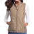 abordables Vestes-gilet de randonnée femme haut sans manches extérieur thermique chaud séchage rapide poche zippée doux hiver poche zippée sportif gris foncé noir blanc chasse pêche escalade