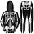 billige joggedresser-Halloween Skjelett og hodeskalle Drakter Hattetrøje Joggedress Animé 3D Graphic Til Par Herre Dame Voksne Halloween Karneval Maskerade 3D-utskrift Fritid / hverdag