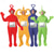 cheap Couples&#039; &amp; Group Costumes-Couples Alien Teletubbies Funny Costumes Group &amp; Family Halloween Costumes Men&#039;s Women&#039;s Movie Cosplay Cosplay Costumes Funny Costume Yellow Red Purple Leotard / Onesie Halloween Carnival Masquerade
