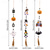 cheap Halloween Party Supplies-Halloween Tagging Home Party Ghost Festival Decorative Bead String Witch Pumpkin Bat Hanger