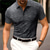 cheap Classic Polo-Men&#039;s Sport Polo Golf Shirt Casual Holiday Lapel Short Sleeve Fashion Basic Plain Button Summer Regular Fit Black Dark Blue Dark Gray Coffee Sport Polo