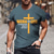 cheap Men&#039;s Graphic T Shirt-Men&#039;s Letter Graphic Prints T Shirt Casual Style 100% Cotton Short Sleeve Graphic Shirt Wine Black White Comfortable Tee Outdoor Street Fashion Designer Clothing