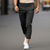 Χαμηλού Κόστους Chinos-Ανδρικά Παντελόνια κινέζικα Καλοκαίρι παντελόνι Casual παντελόνι Μπροστινή τσέπη Σκέτο Άνεση Αναπνέει Causal Καθημερινά Αργίες Μοντέρνα Βασικό Μαύρο Λευκό