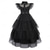 cheap Girls' Costumes-Gothic Horror Dark Academia Dress Masquerade Cosplay for Girls' Kid's Carnival Masquerade