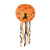 billiga Halloween Inomhus-läskig halloweenpumpalykta med morrhårpapper perfekt för arrangemang av spökfestivalstämning och heminredning