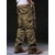 preiswerte Cargohosen-Herren Cargohose Cargohosen Cargohose Wanderhose Tasche Glatt Komfort Atmungsaktiv Outdoor Täglich Ausgehen Modisch Brautkleider schlicht Armee-Gelb Schwarz Mikro-elastisch