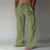 abordables pantalons décontractés-Soleil Rétro Vintage Homme Impression 3D Pantalon Extérieur Plein Air Sortie Polyester Blanche Bleu Vert S M L Taille médiale Élasticité Pantalon