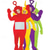 cheap Couples&#039; &amp; Group Costumes-Couples Alien Teletubbies Funny Costumes Group &amp; Family Halloween Costumes Men&#039;s Women&#039;s Movie Cosplay Cosplay Costumes Funny Costume Yellow Red Purple Leotard / Onesie Halloween Carnival Masquerade