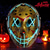 cheap Novelties-LED Light up Purge Mask Jason Mask Scary Masks Glow Halloween Mask for Kids &amp; Adults 3 Flashing Modes