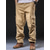 preiswerte Cargohosen-Herren Cargohose Cargohosen Cargohose Wanderhose Tasche Glatt Komfort Atmungsaktiv Outdoor Täglich Ausgehen Modisch Brautkleider schlicht Armee-Gelb Schwarz Mikro-elastisch