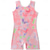 cheap Kids&#039; Dancewear-Kids&#039; Dancewear Gymnastics Leotard / Onesie Printing Splicing Girls&#039; Performance Training Sleeveless High Polyester